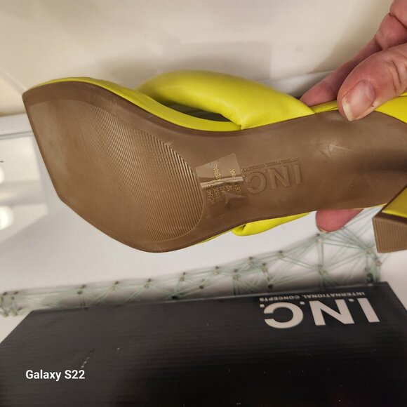 INC International Concepts Yellow Sandals - Picture 6 of 13
